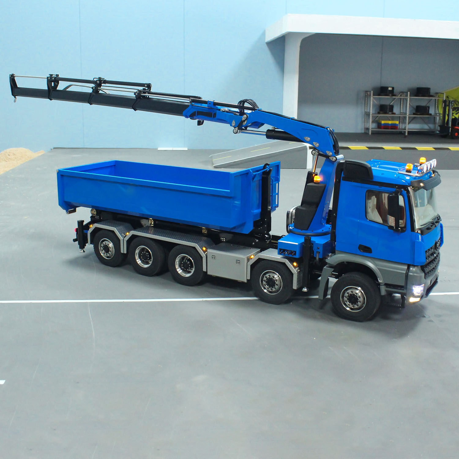 Rc Hobby Trucks - 10x10 RC 1/14 Hydraulic Metal Crane