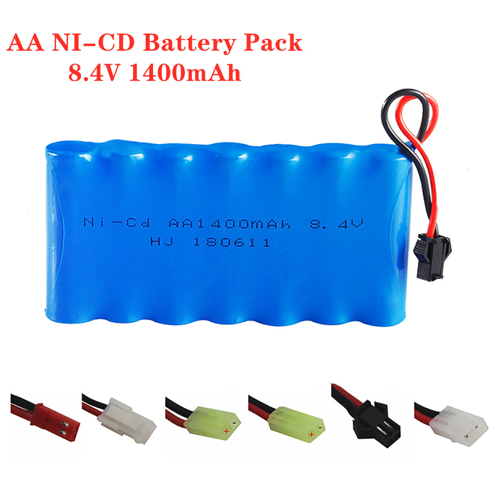 Rc Hobby Truck - 8.4V 1400Mah Ni-Cd Bộ Pin Sạc