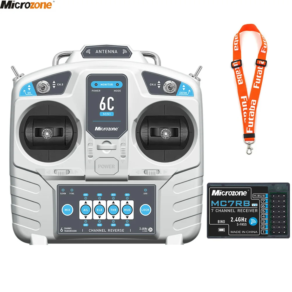 Rc Hobby Toys - MicroZone MC6C Mini V2 2.4G 6CH