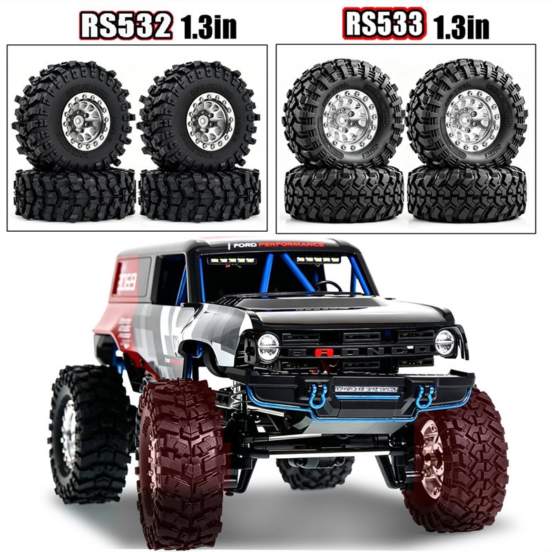 Rc Hobby Trucks - X18A-1.3 Inch RC Beadlock Wheel &