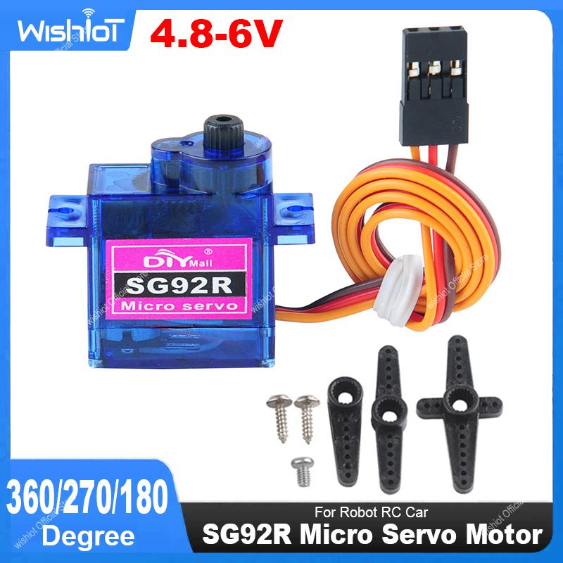 Rc Hobby Toys - SG92R Micro Servo Motor 4.8-6V 360/270/180