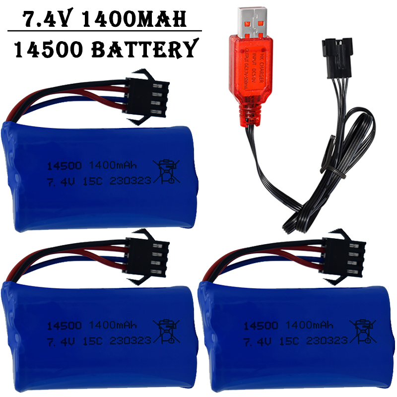 7.4V 1400mAh 14500 Lithium-Ion - đánh giá và giá Rc Hobby Truck