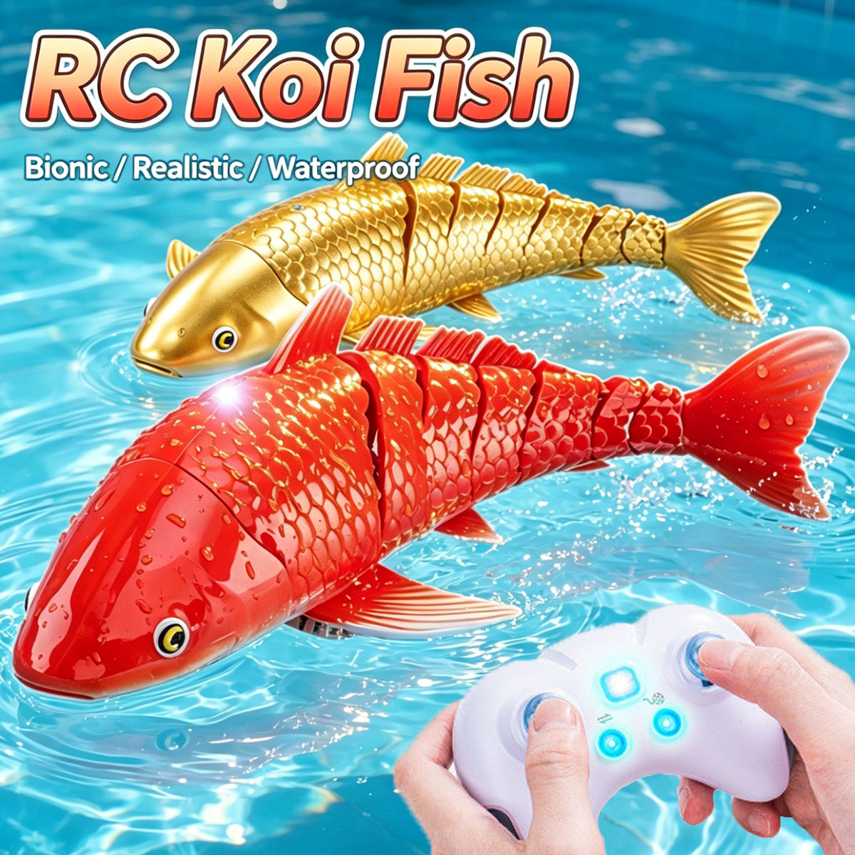 Smart Rc Fish Bionic Koi Fish  - đánh giá và giá Rc Submarine Water