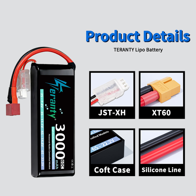 TERANTY 2S 3000mAh Lipo Batter - đánh giá và giá Rc Hobby Truck
