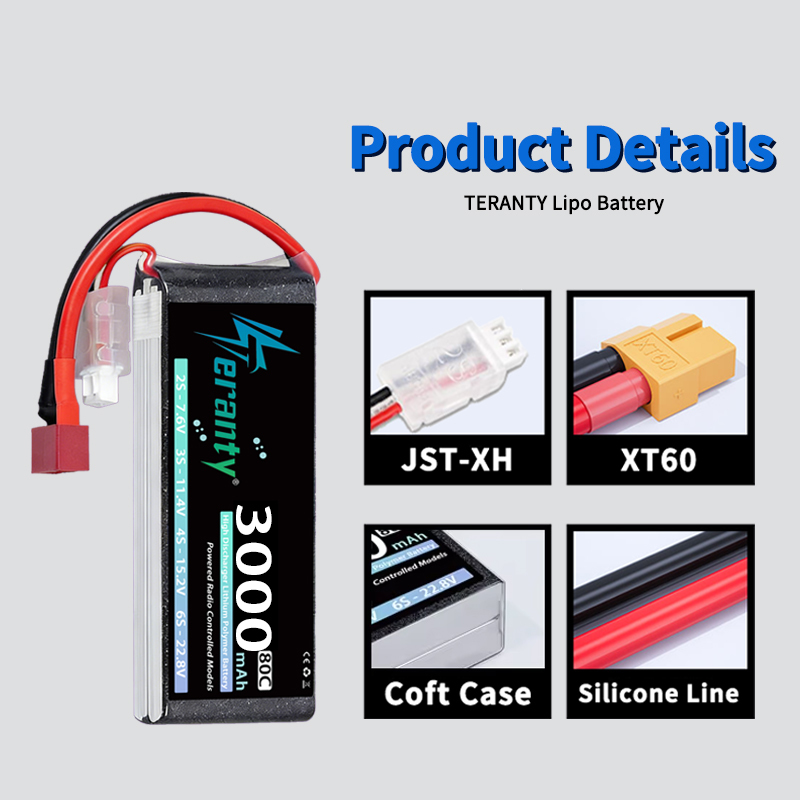 TERANTY 2S 3000mAh Lipo Batter - đánh giá và giá Rc Hobby Truck