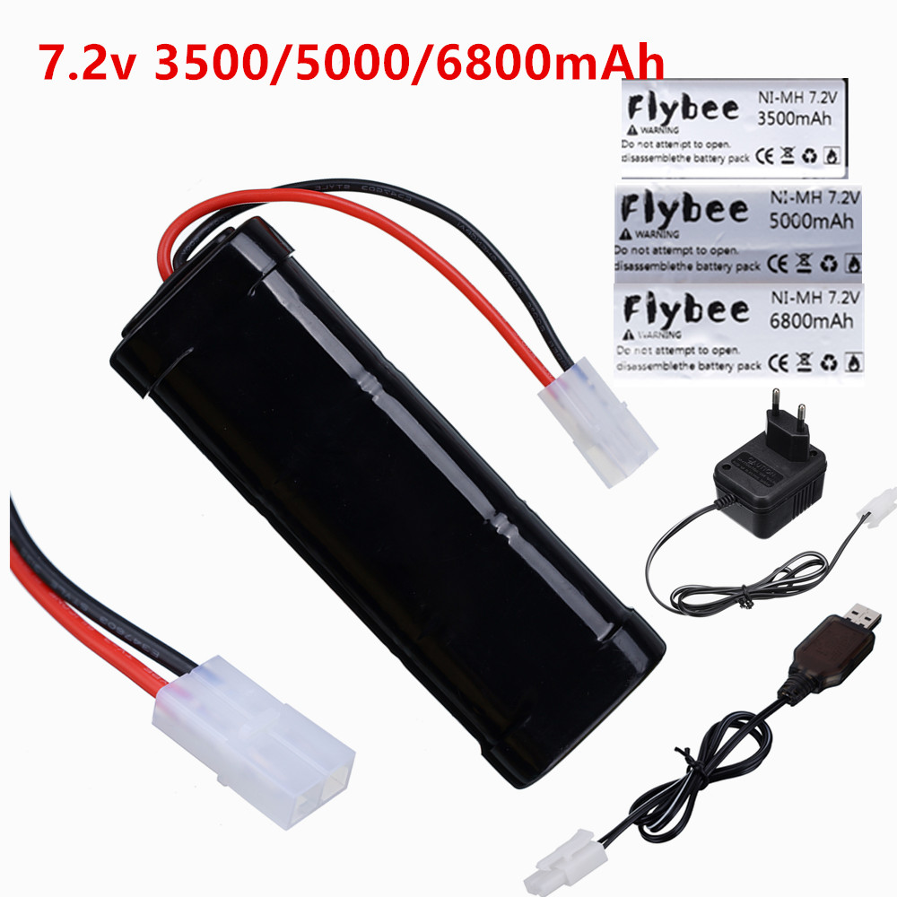 New 7.2V Battery 5000/6800mAh  - đánh giá và giá Rc Hobby Truck
