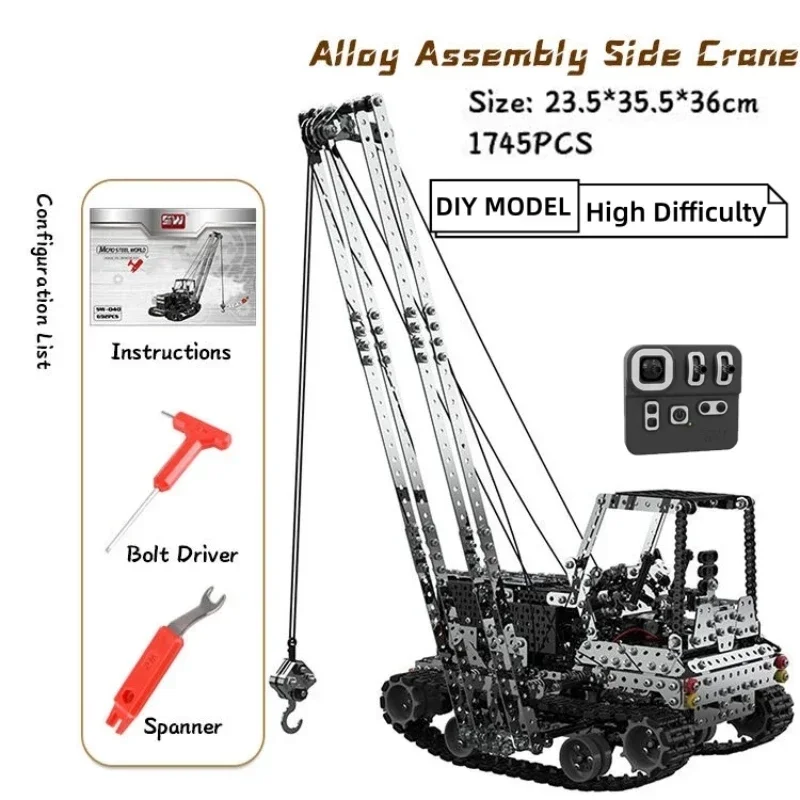 DIY Metal RC Crane Electric Ho - đánh giá và giá Rc Hobby Truck