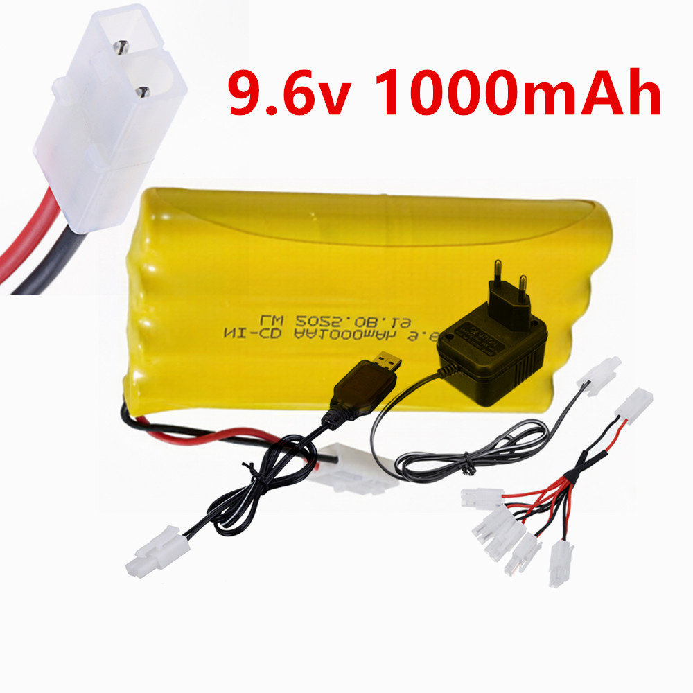 9.6v 1000mAh Ni-CD AA Recharge - đánh giá và giá Rc Hobby Truck