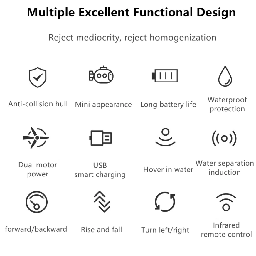 Simulation Micro Wireless Remo - đánh giá và giá Rc Submarine Water