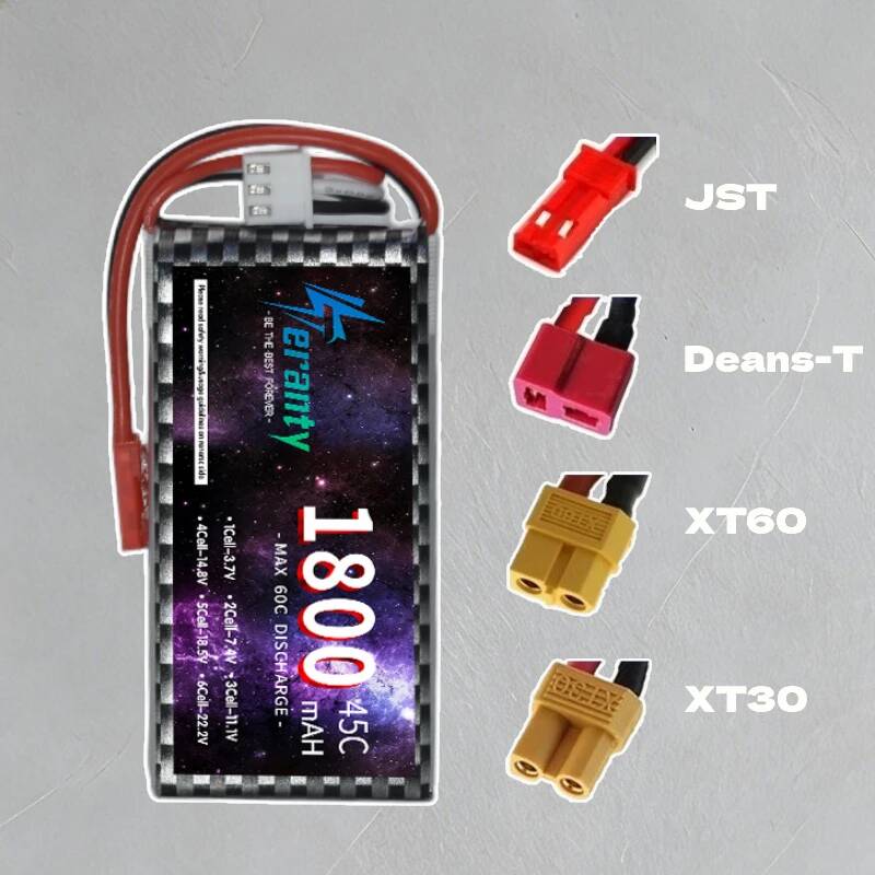 TERANTY 2S 3S 4S 1800mAh Lipo  - đánh giá và giá Rc Hobby Truck