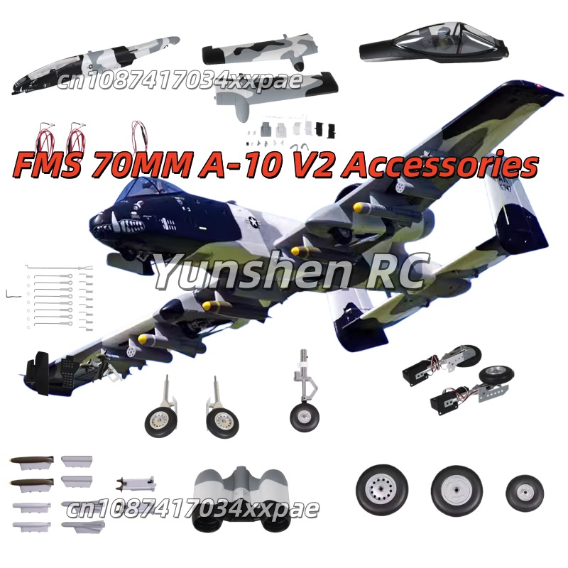 FMS 70MM EDF A-10 V2 RC Aircra - đánh giá và giá Rc Hobby Toys