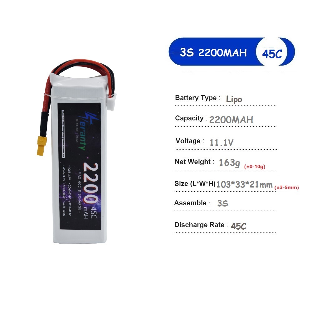 3S 11.1V Lipo Battery Deans XT - đánh giá và giá Rc Hobby Truck