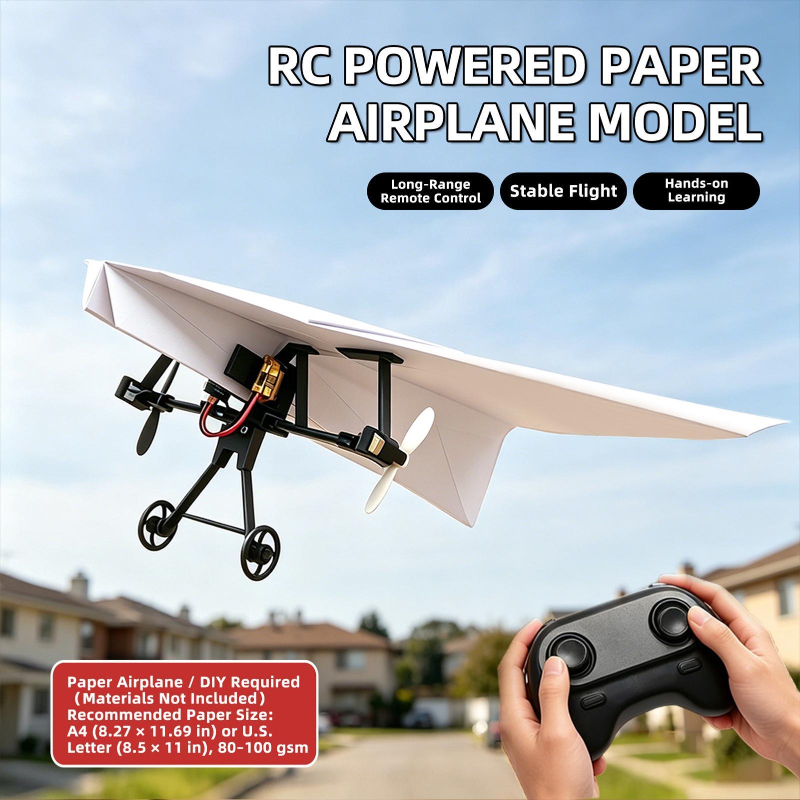 DIY RC Paper Airplane Kit Plan - đánh giá và giá Rc Hobby Toys