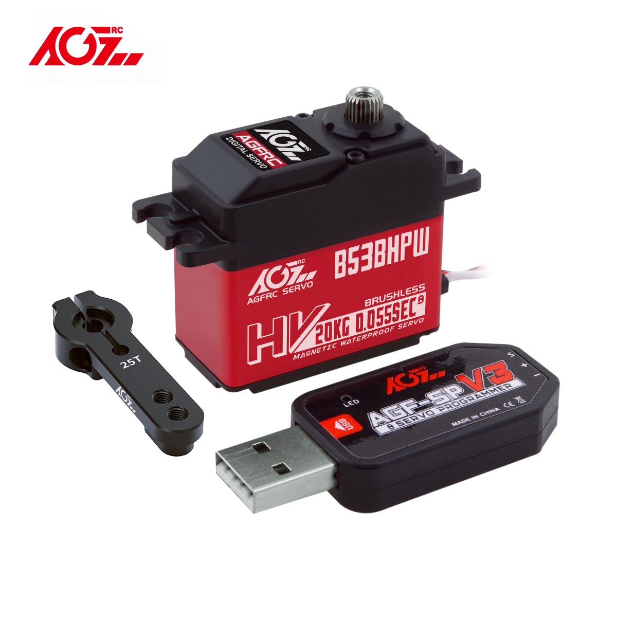 AGFRC Servo B53BHPW HV Super S - đánh giá và giá Rc Hobby Truck