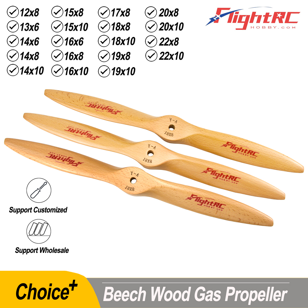 1Pc Wooden Beech Propeller CW  - đánh giá và giá Rc Hobby Engine