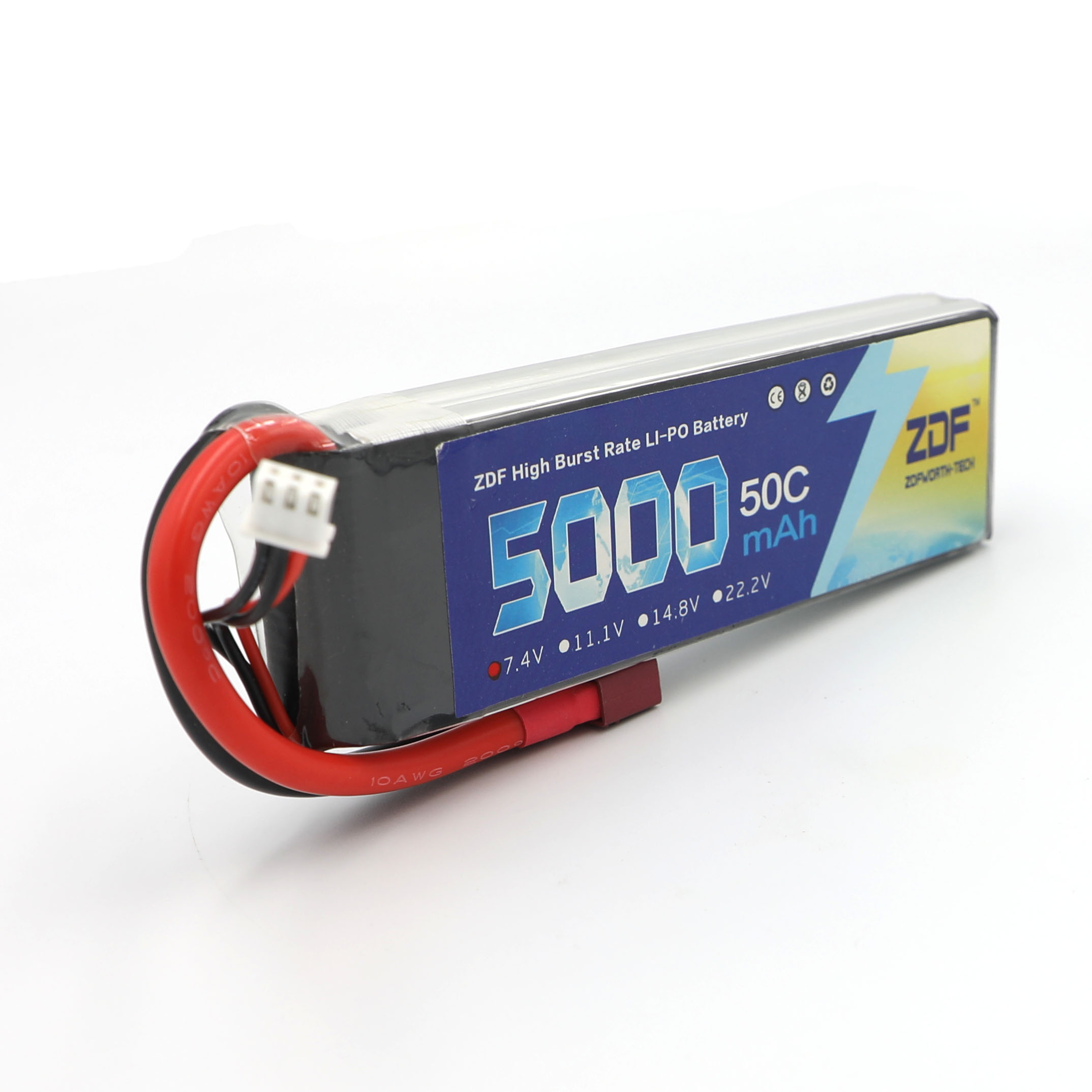 ZDF RC Lipo Battery 7.4V 5000m - đánh giá và giá Rc Hobby Jet