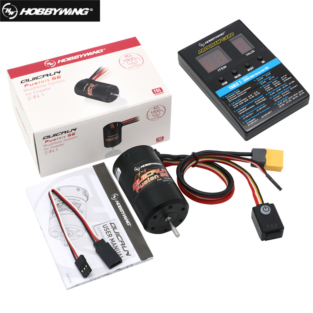 Hobbywing QuicRun Fusion SE 12 - đánh giá và giá Rc Hobby Engine