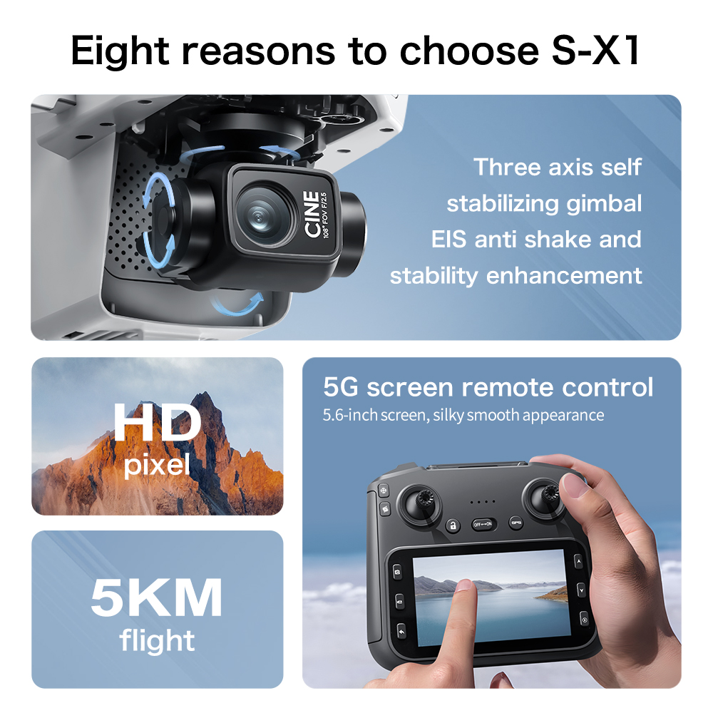 Top Deal S-X1 MAX GPS Drone 3  - đánh giá và giá Rc Hobby China