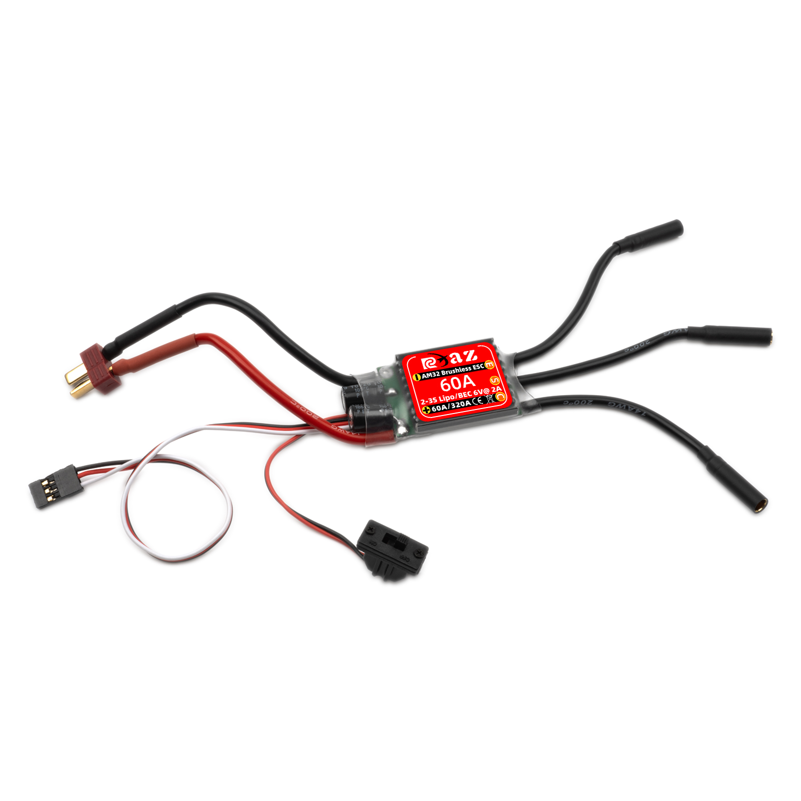 RCXAZ AM32 60A Brushless ESC E - đánh giá và giá Rc Submarine Water