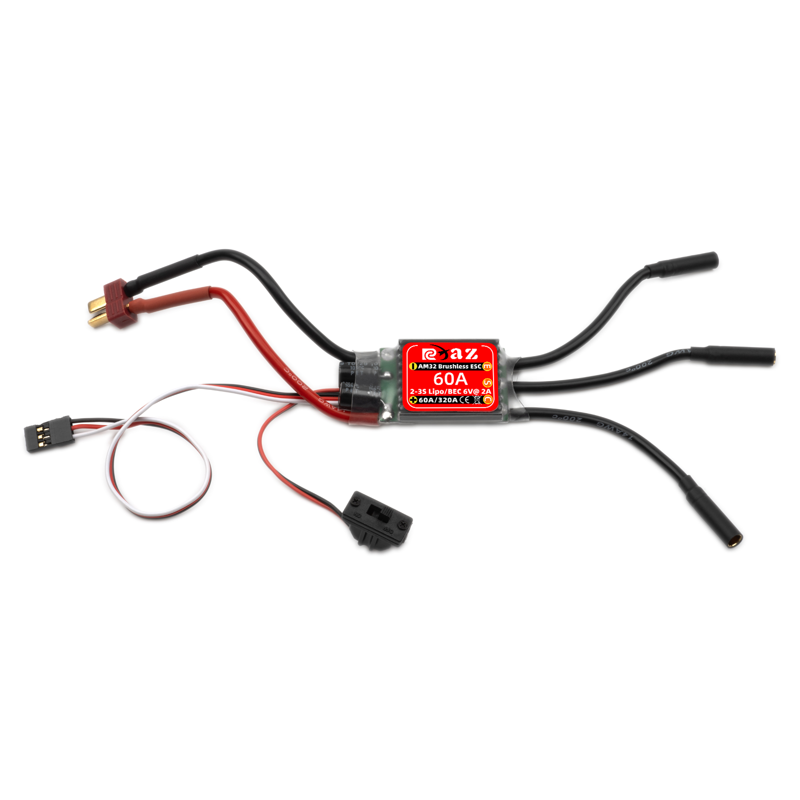 RCXAZ AM32 60A Brushless ESC E - đánh giá và giá Rc Submarine Water