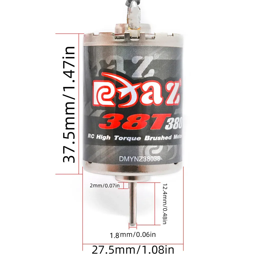 370/380/390 Brushed Motor DC M - đánh giá và giá Rc Hobby Engine