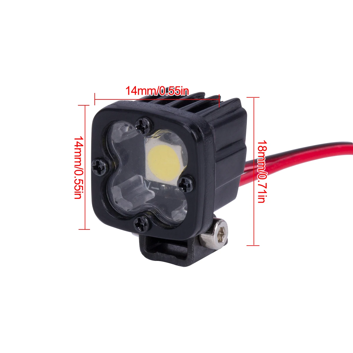 RC Car Square Bright LED Top L - đánh giá và giá Rc Hobby Tech Bali