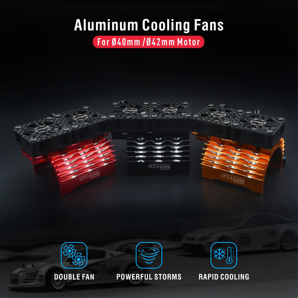 SURPASS HOBBY Dual Cooling Fan - đánh giá và giá Rc Hobby Engine
