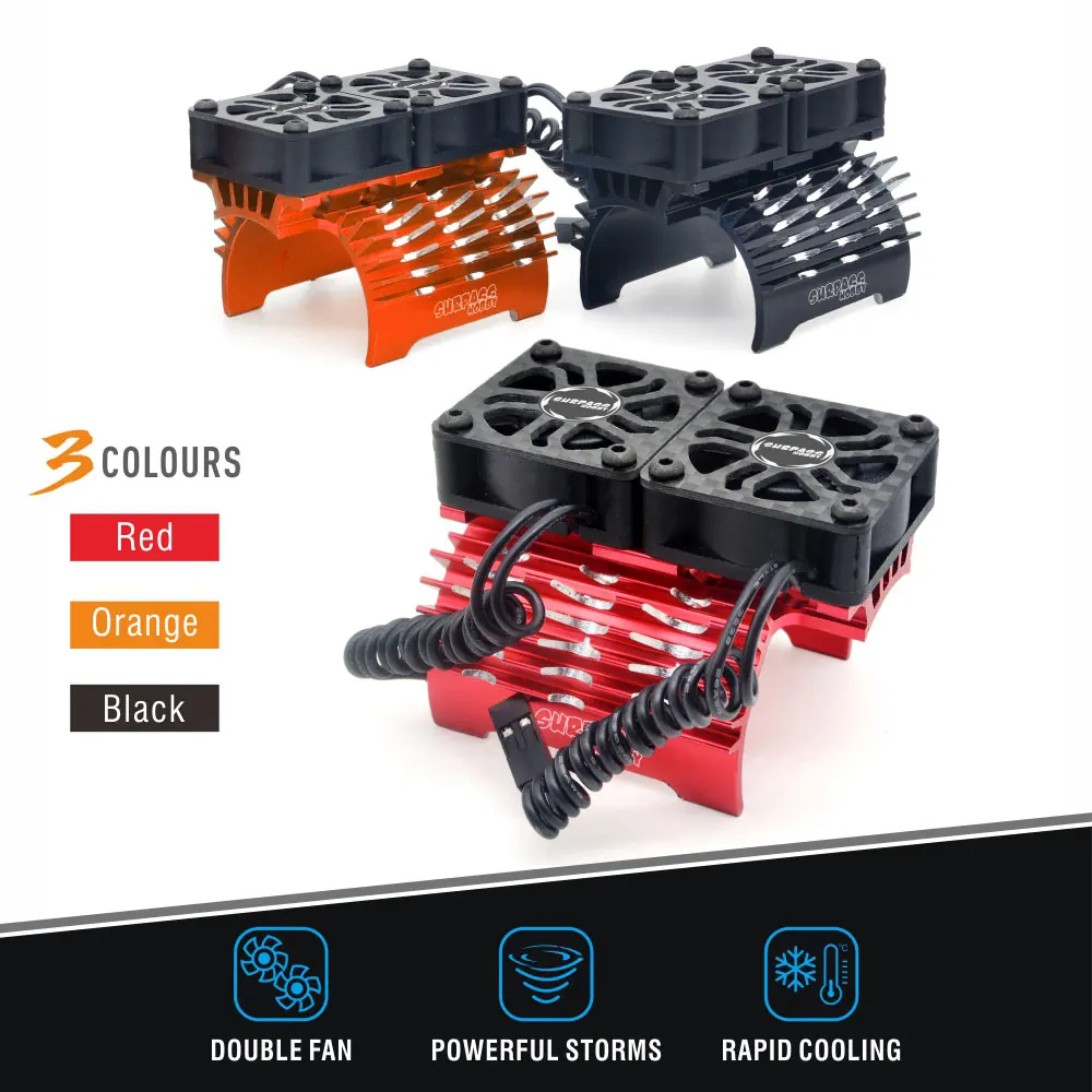 SURPASS HOBBY Dual Cooling Fan - đánh giá và giá Rc Hobby Engine