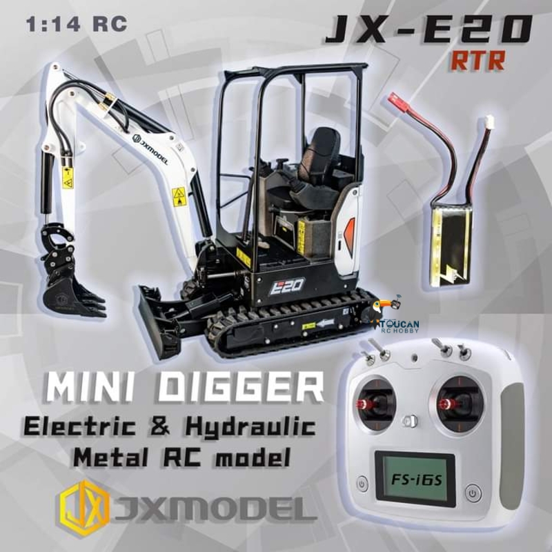 RTR JX E20 RC Mini Excavator 1 - đánh giá và giá Rc Hobby Trucks