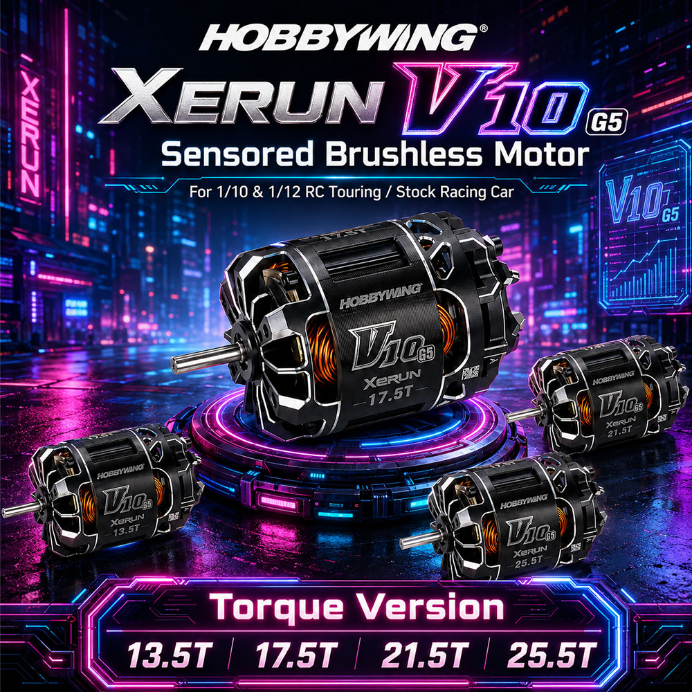 HOBBYWING XERUN V10 G5 Standar - đánh giá và giá Rc Hobby Engine